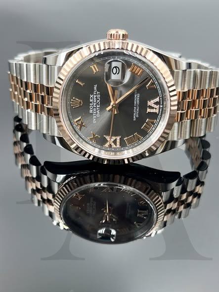 ROLEX | DATEJUST 36 | 126231-0023 | Slate set with diamonds